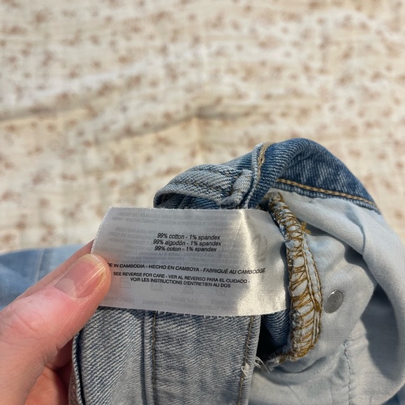 Jessica Simpson Two-Tone Blue Jean Skirt - Picture 3 of 8